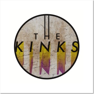 THE KINKS - VINTAGE YELLOW CIRCLE Posters and Art